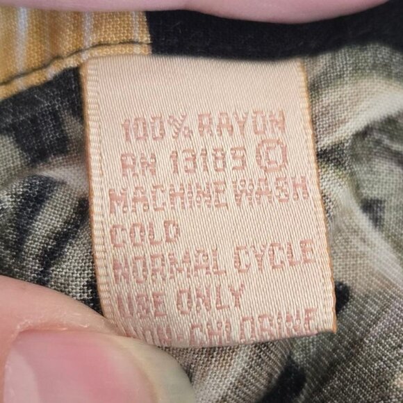 Campia Moda Mens Black Beer & Skull Print Hawaiian Shirt Button-Up XXL - Picture 9 of 10